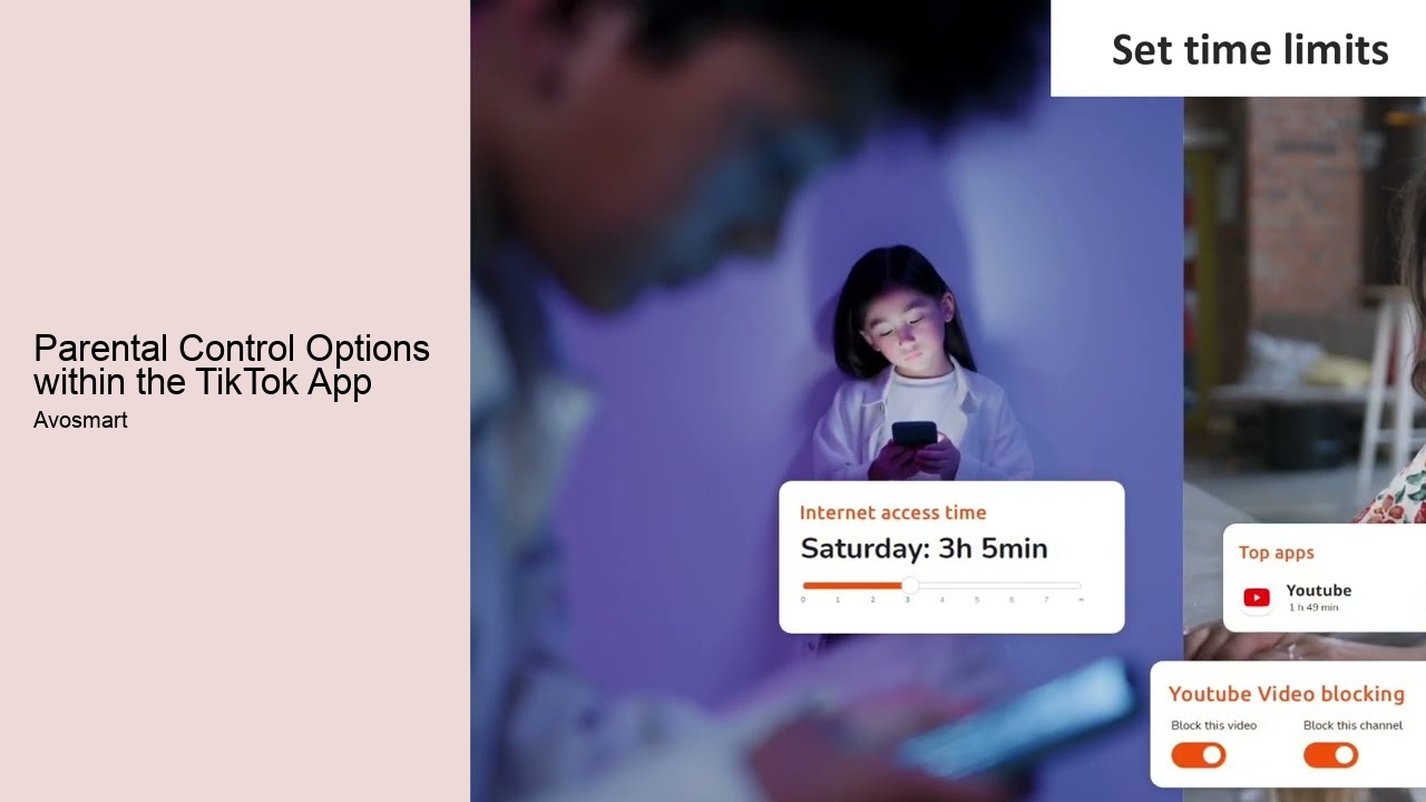 Parental Control Options within the TikTok App